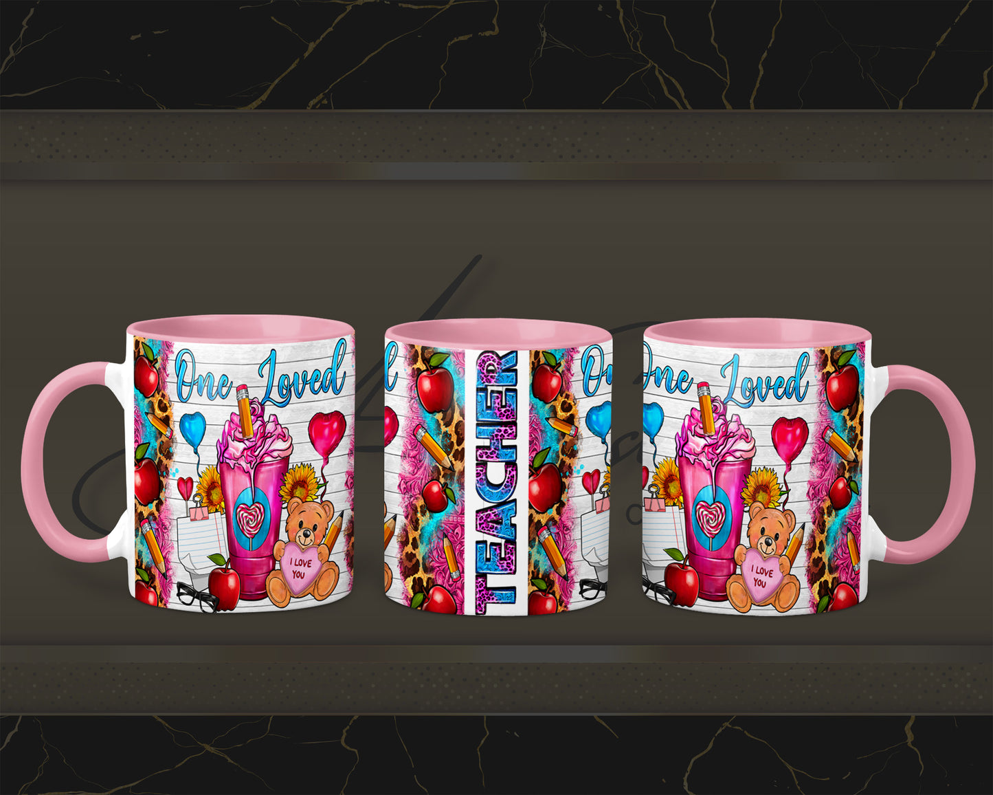 "Teacher Love" Tumblers and Mugs