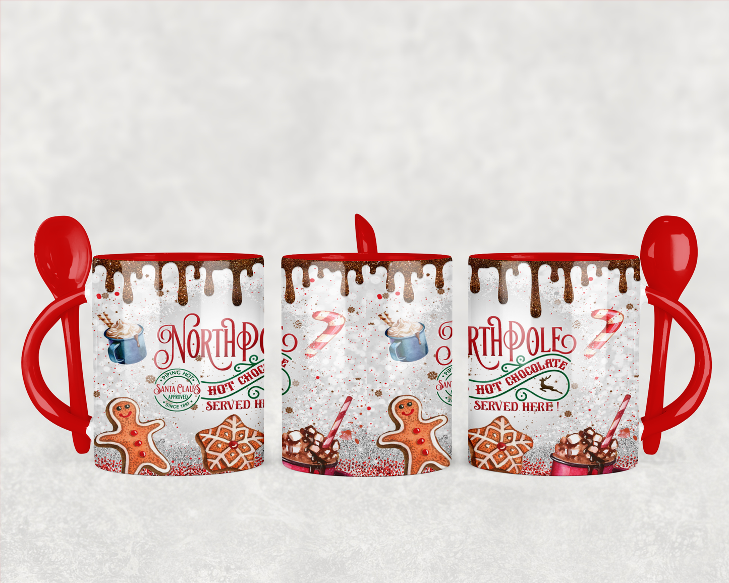 Northpole Hot Chocolate Mug W/Spoon