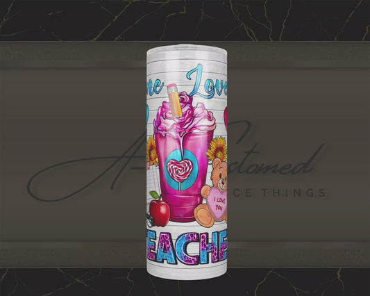 "Teacher Love" Tumblers and Mugs